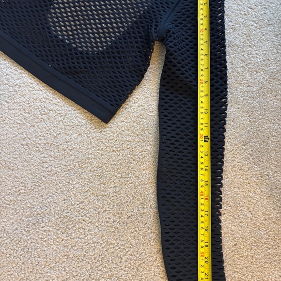 Alo yoga knit top shirt Seamless Open Air Cover Up Black Size S - Picture 11 of 12